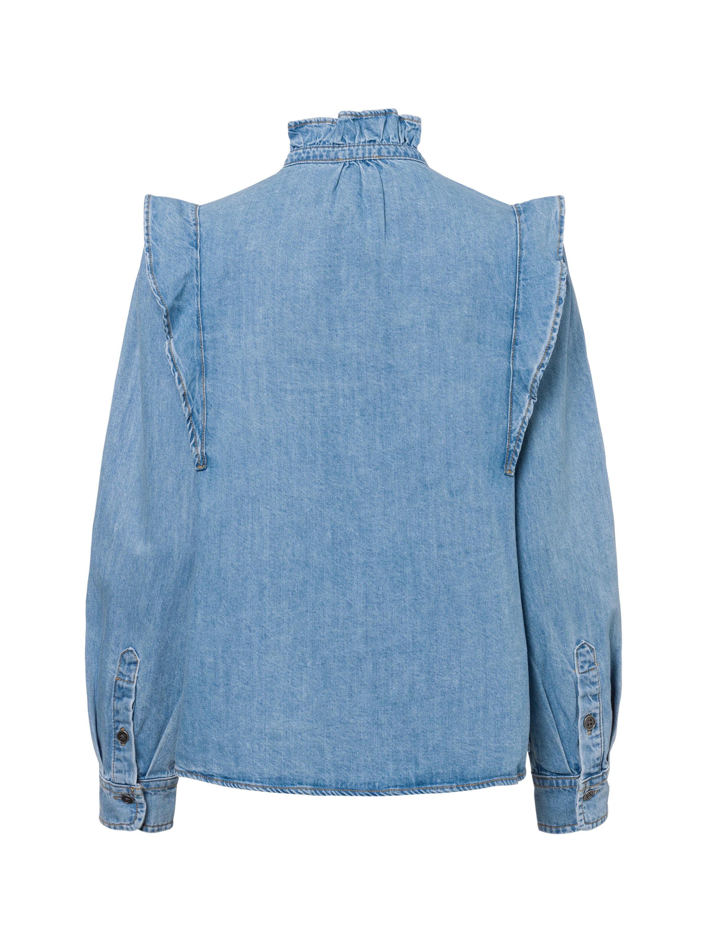 Marie Lund Blouse in Blauw