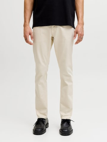 JACK & JONES Baggy Jeans 'Glenn' in Wit: voorkant