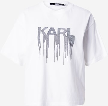Karl Lagerfeld Póló - fehér: elől