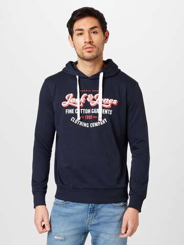 JACK & JONES Sweatshirt 'Andy' in Blauw: voorkant