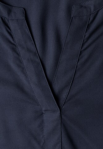 STREET ONE Split Neck Tunika in Blau