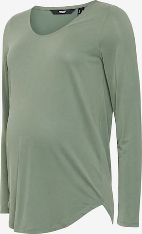 Vero Moda Maternity Shirt 'Filli' in Groen: voorkant