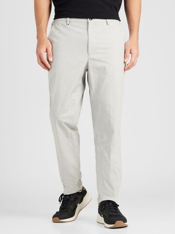 Regular Pantalon chino 'Perin' BOSS en gris : devant