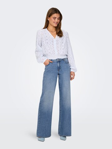 ONLY Wide Leg Jeans 'BRITNEY' in Blau