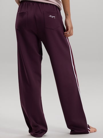 Skinny Pantaloni sportivi 'Phoenix' di Hey Honey in rosso