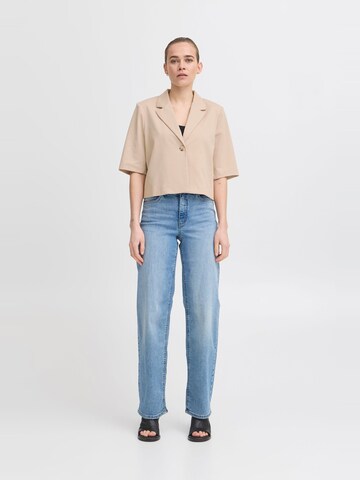 ICHI - Blazer 'Kate' em bege