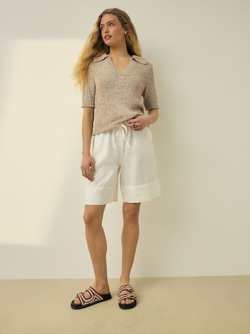 Regular Pantalon 'N. Premium' Next en blanc : devant