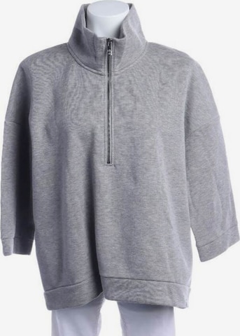 Max Mara Sweatshirt & Zip-Up Hoodie in XL in Grey: front