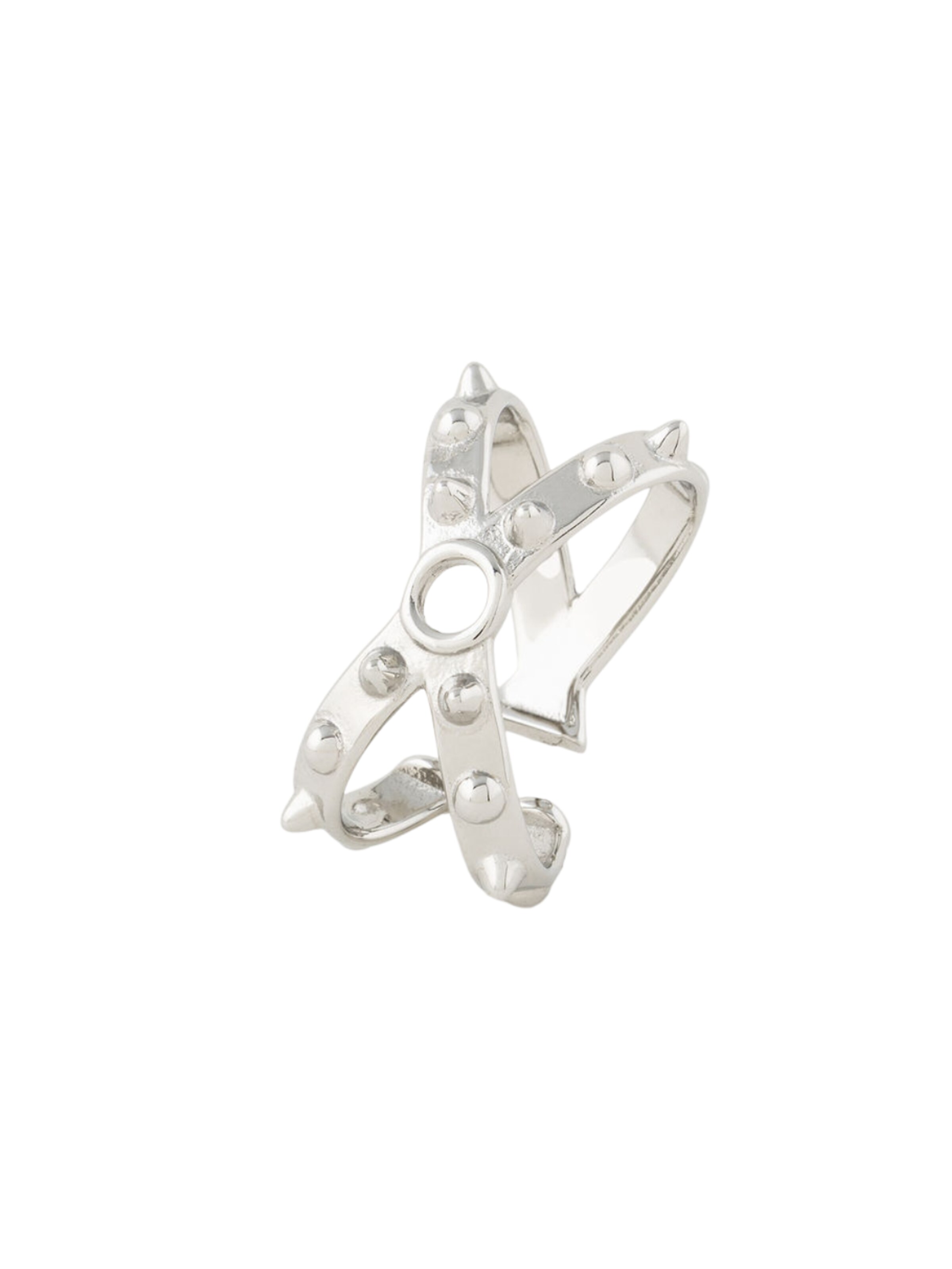 YParis Earrings 'Ear cuff Marlo Glory S' in Silver: front