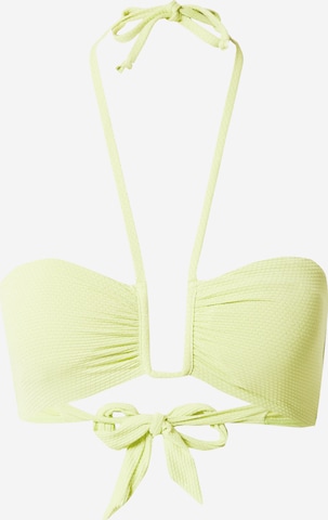 Bandeau Hauts de bikini Hunkemöller en jaune : devant