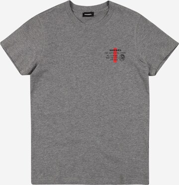 T-Shirt DIESEL en gris : devant