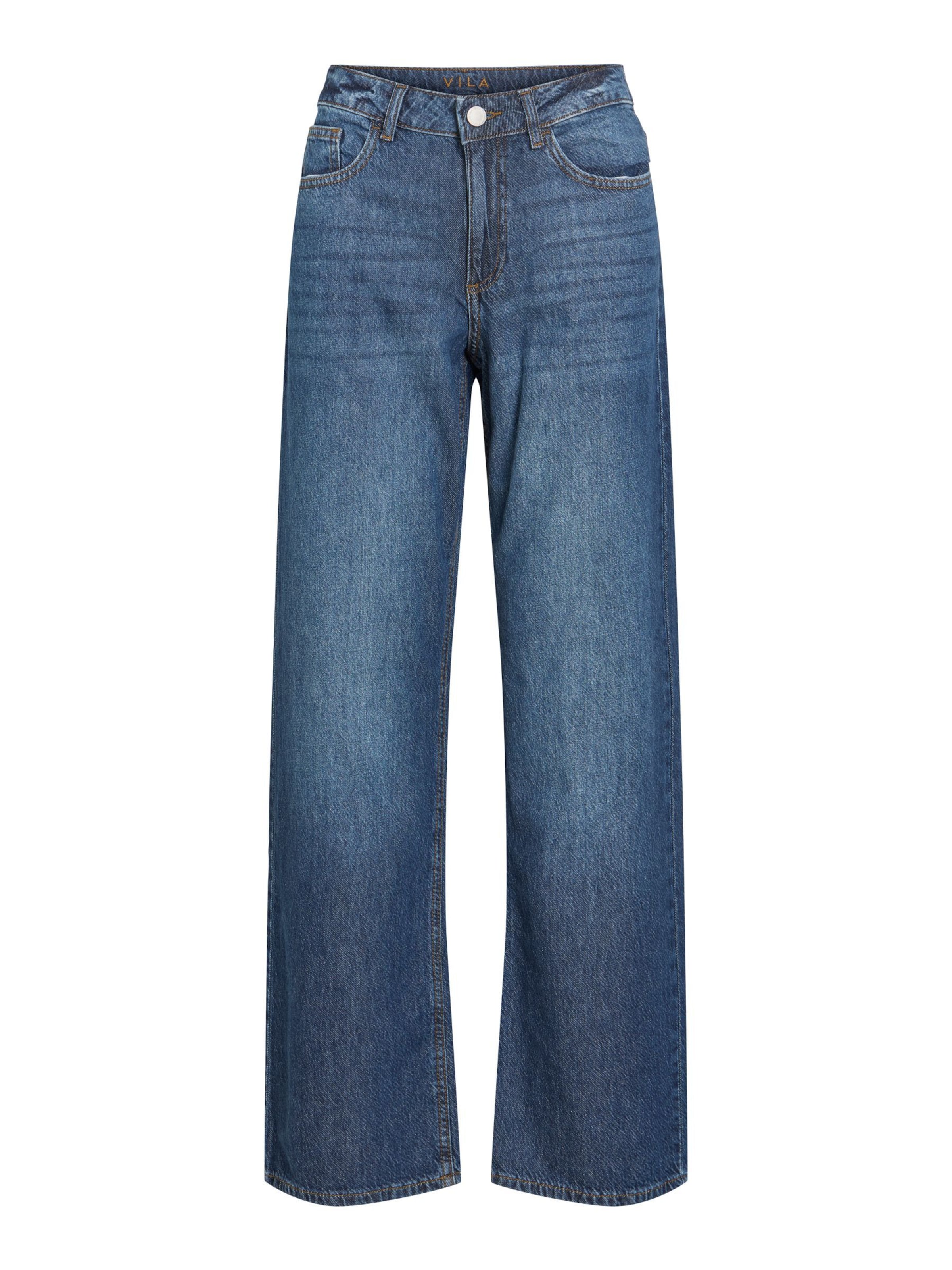 VILA Wide Leg Jeans 'VIPalma' i blå: forside