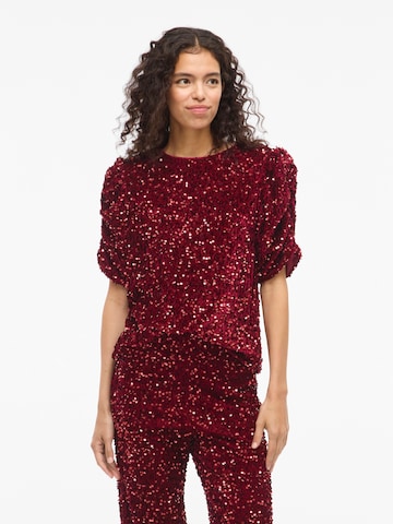 VILA Blouse 'VIBelieve' in Rood: voorkant