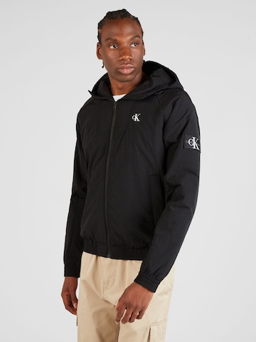 Calvin Klein Jeans Jacke in Schwarz: Vorderseite