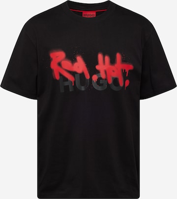 Tricou 'Dinricko' de la HUGO Red pe negru: față