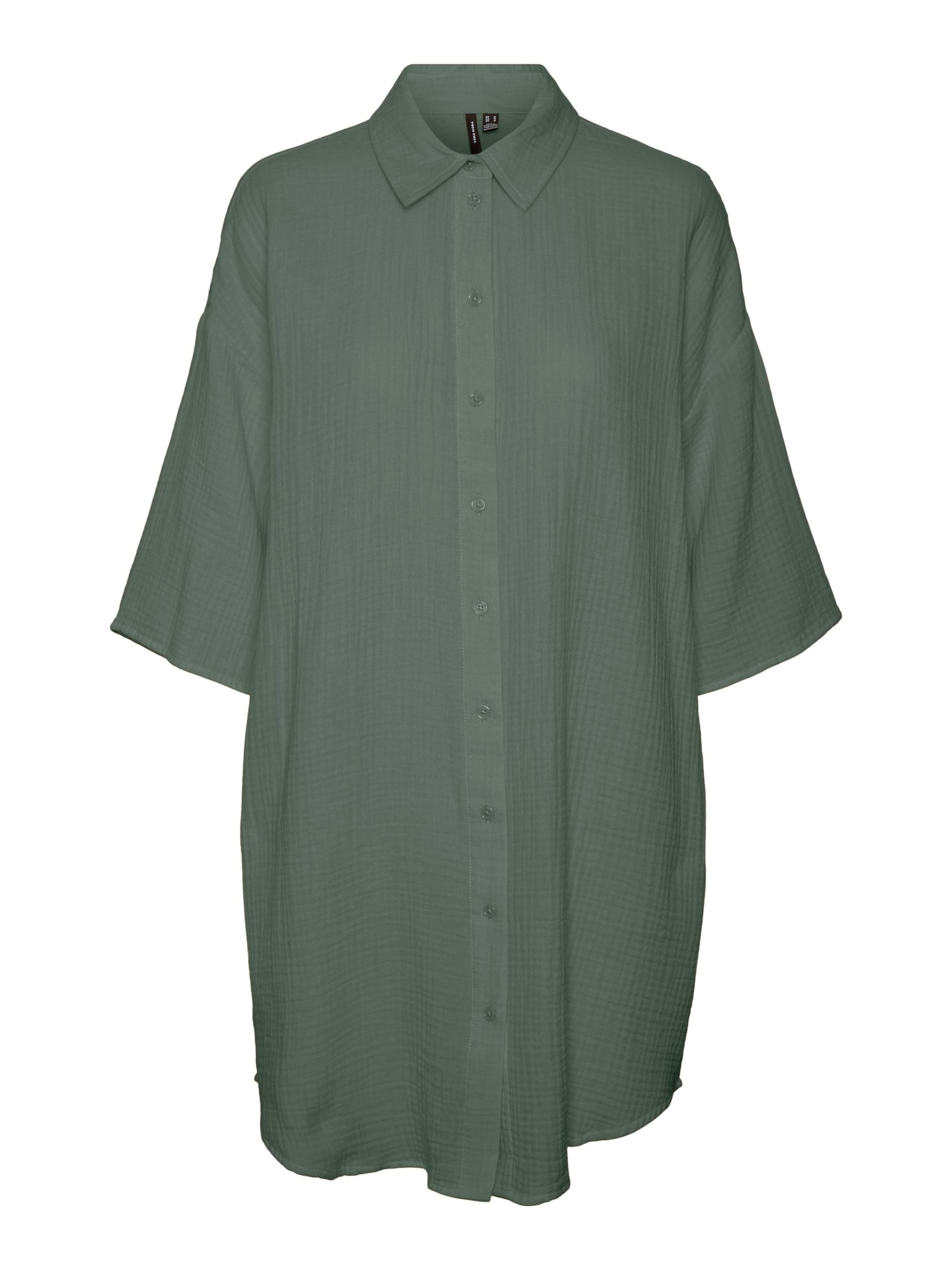 VERO MODA Bluse 'VMNatali' i grøn: forside
