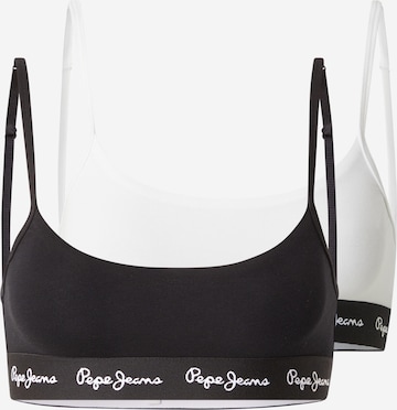 Pepe Jeans Bustier Rintaliivi värissä musta: etupuoli