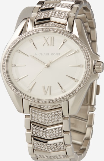 Michael Kors Analoginen kello 'Whitney' värissä hopea / valkoinen, Tuotenäkymä
