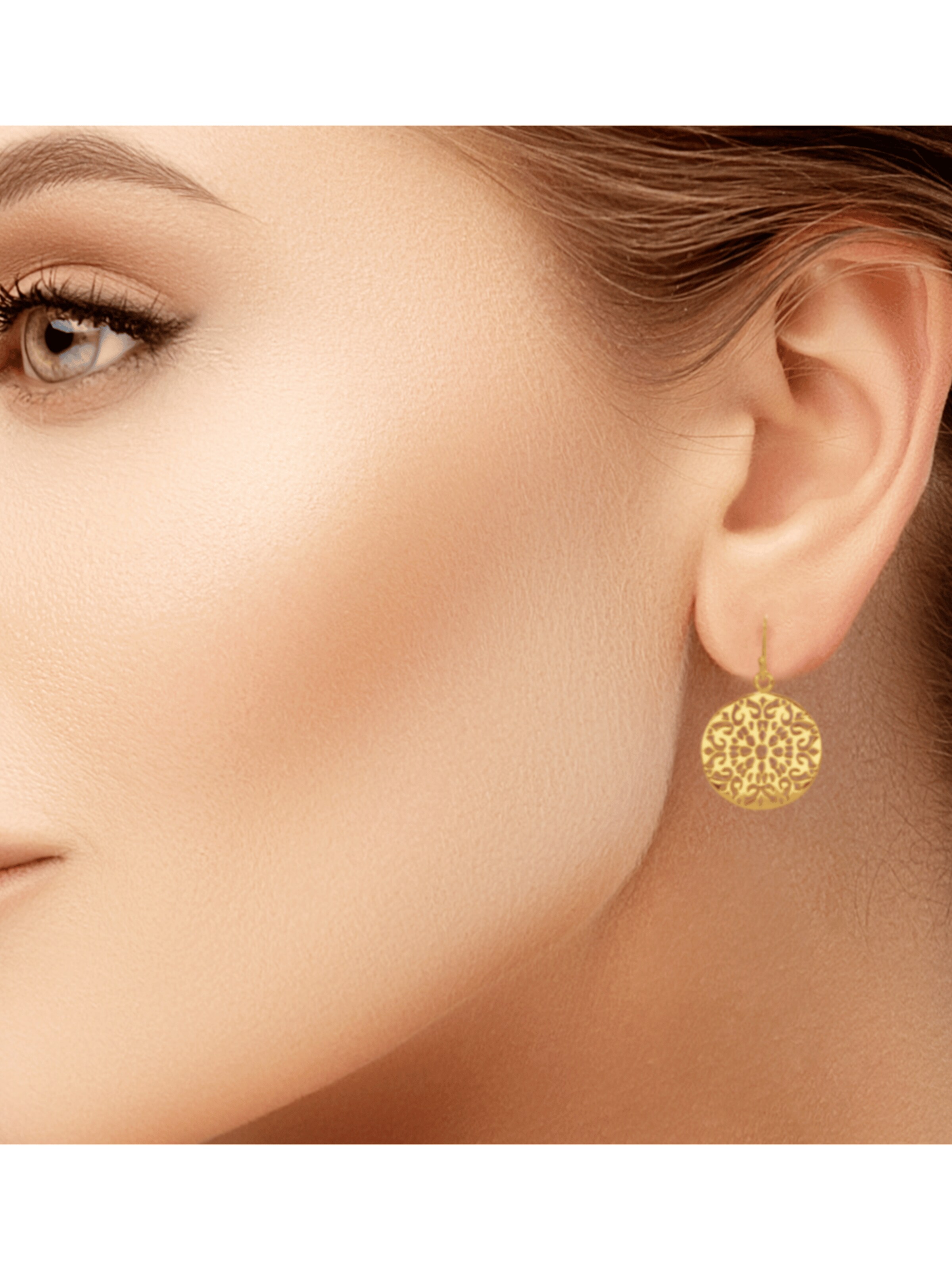 ARS-ARGENTI Earrings 'BURNISHED SUNSET' in Gold