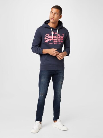 Superdry Sweatshirt i blå