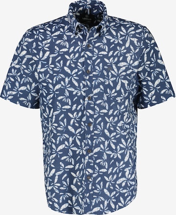 LERROS Regular fit Button Up Shirt in Blue: front