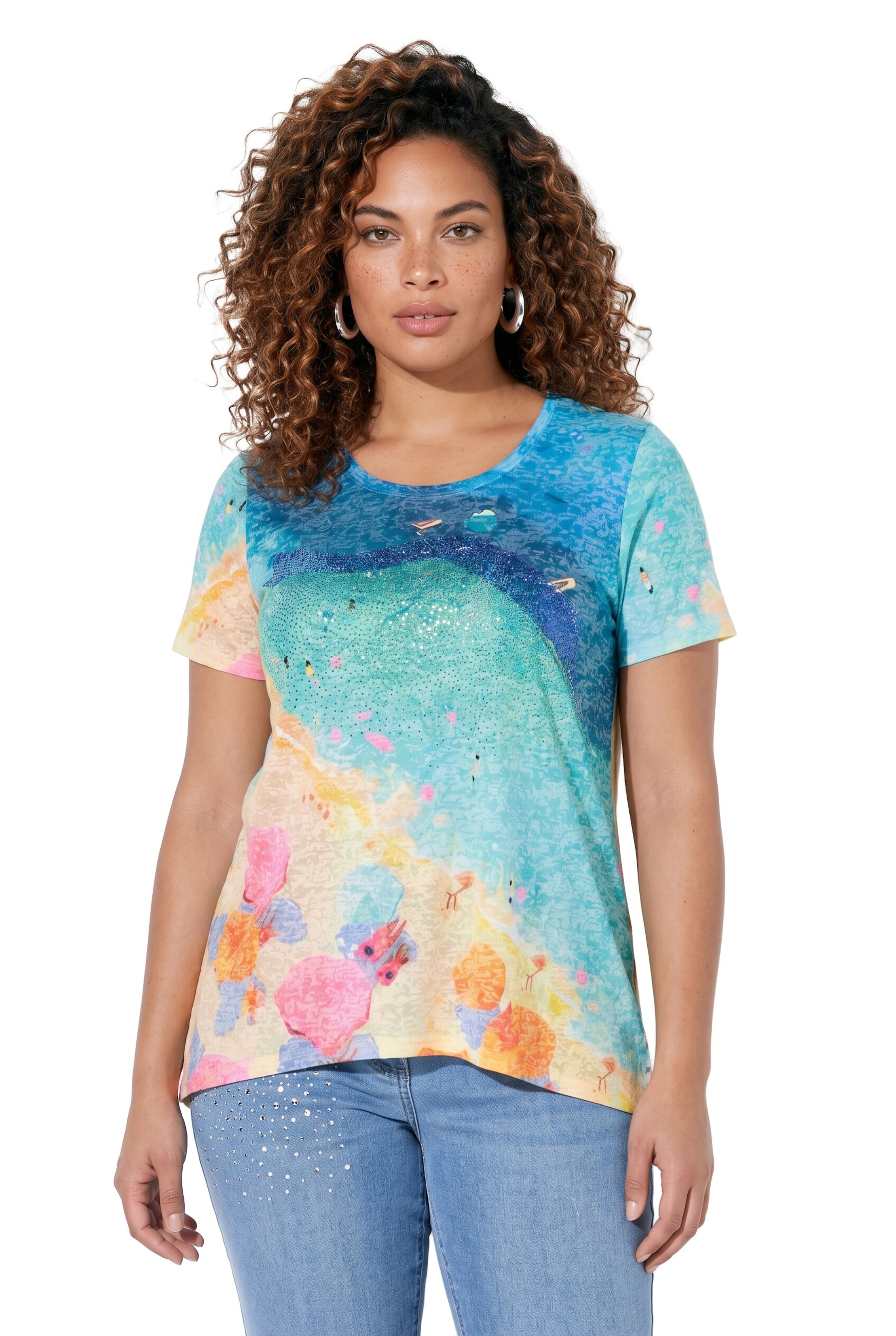Angel of Style Shirt in Blue: front