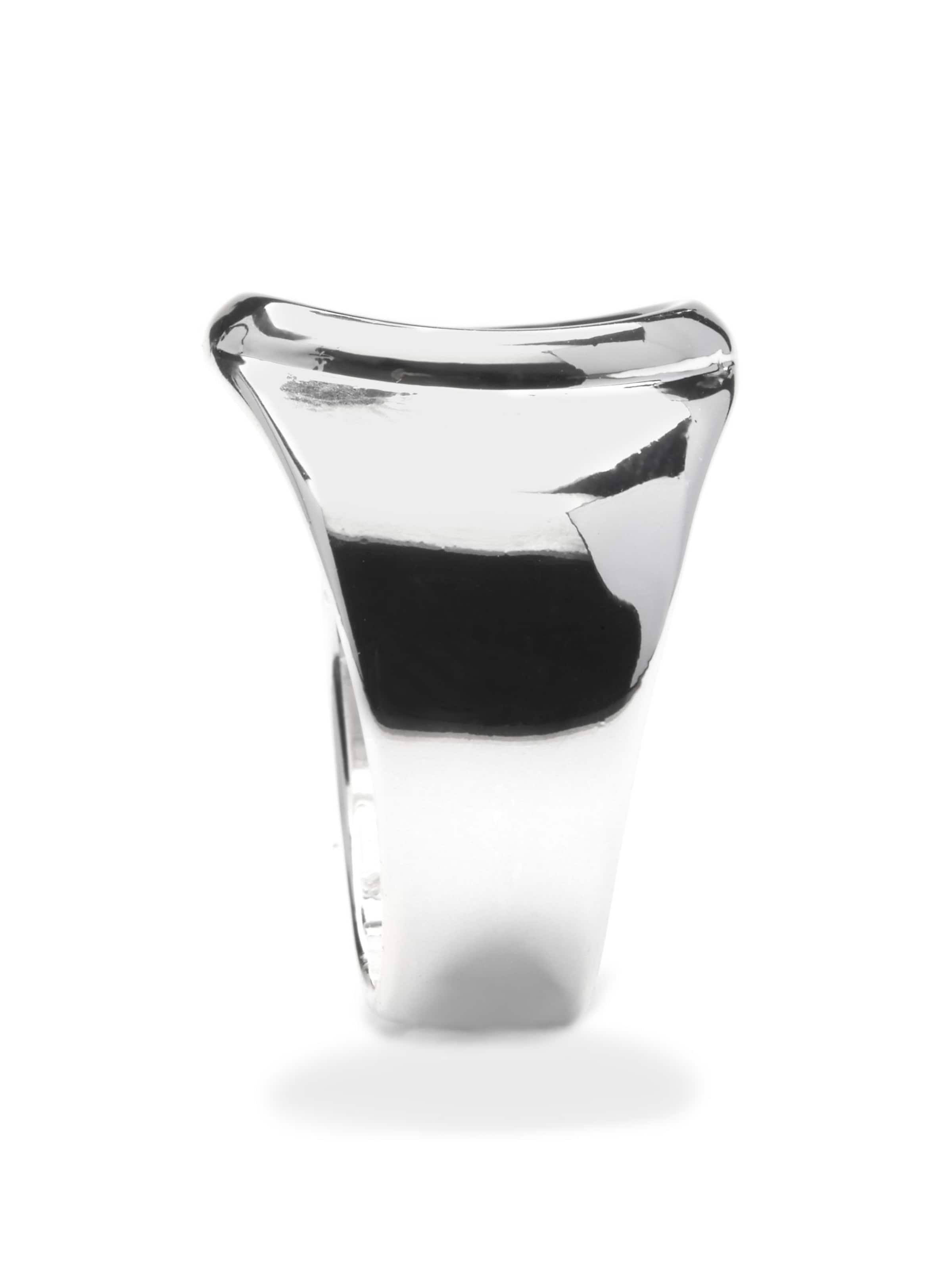 Anello 'Alphabet O' di Luxenter in argento