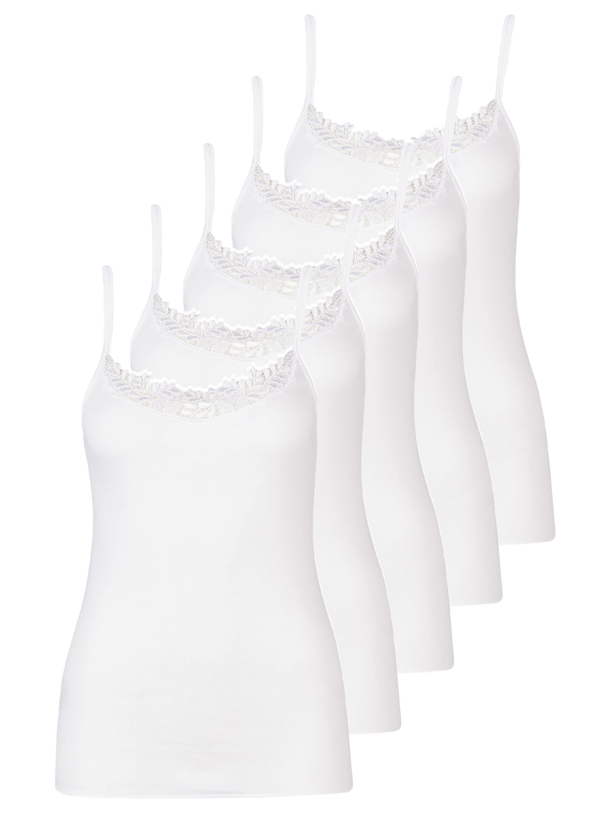 Nina von C. Undershirt 'Daily' in White: front