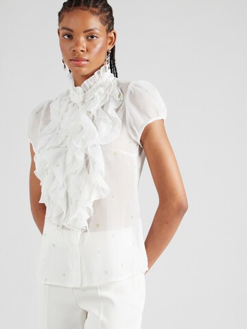 SAINT TROPEZ Блуза 'Lilja' в бяло