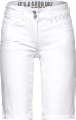 CECIL Loose fit Jeans 'Style Scarlett' in White: front