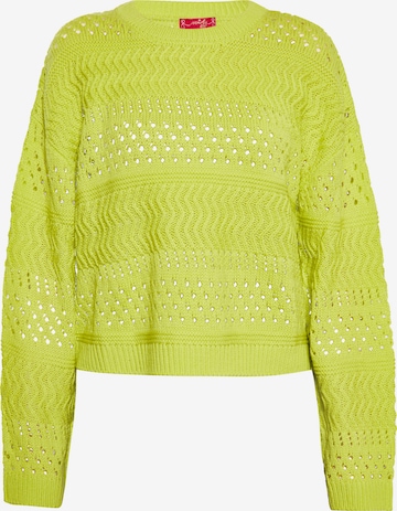 Pull-over swirly en jaune : devant