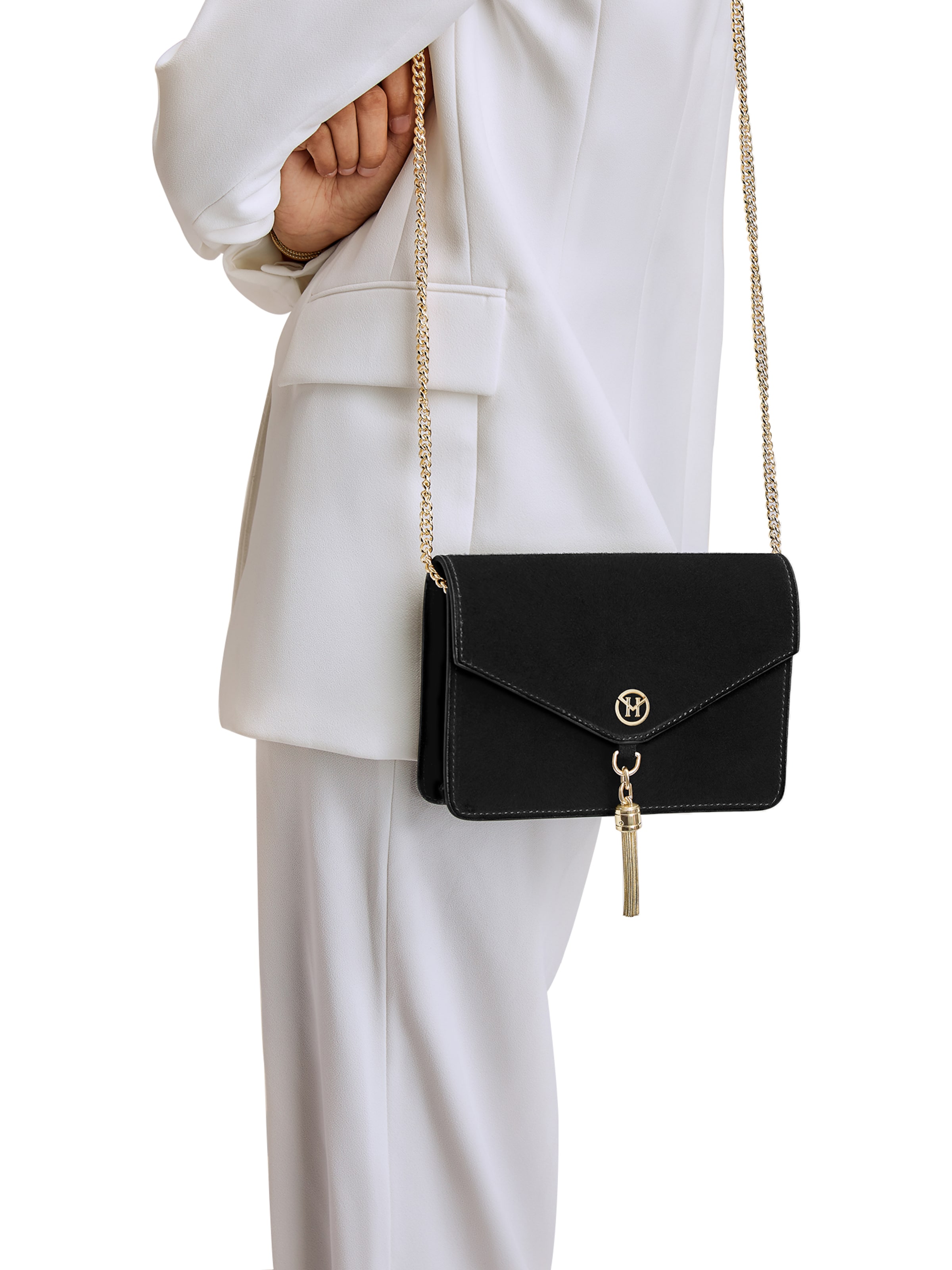 Victoria Hyde Olkalaukku ' Bella ' värissä musta: etupuoli