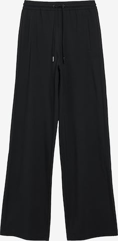 s.Oliver Wide Leg Housut värissä musta: etupuoli