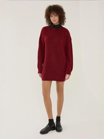 Hiccup - Vestido de malha em vermelho