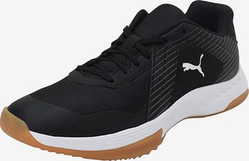 PUMA Athletic Shoes in Black: front