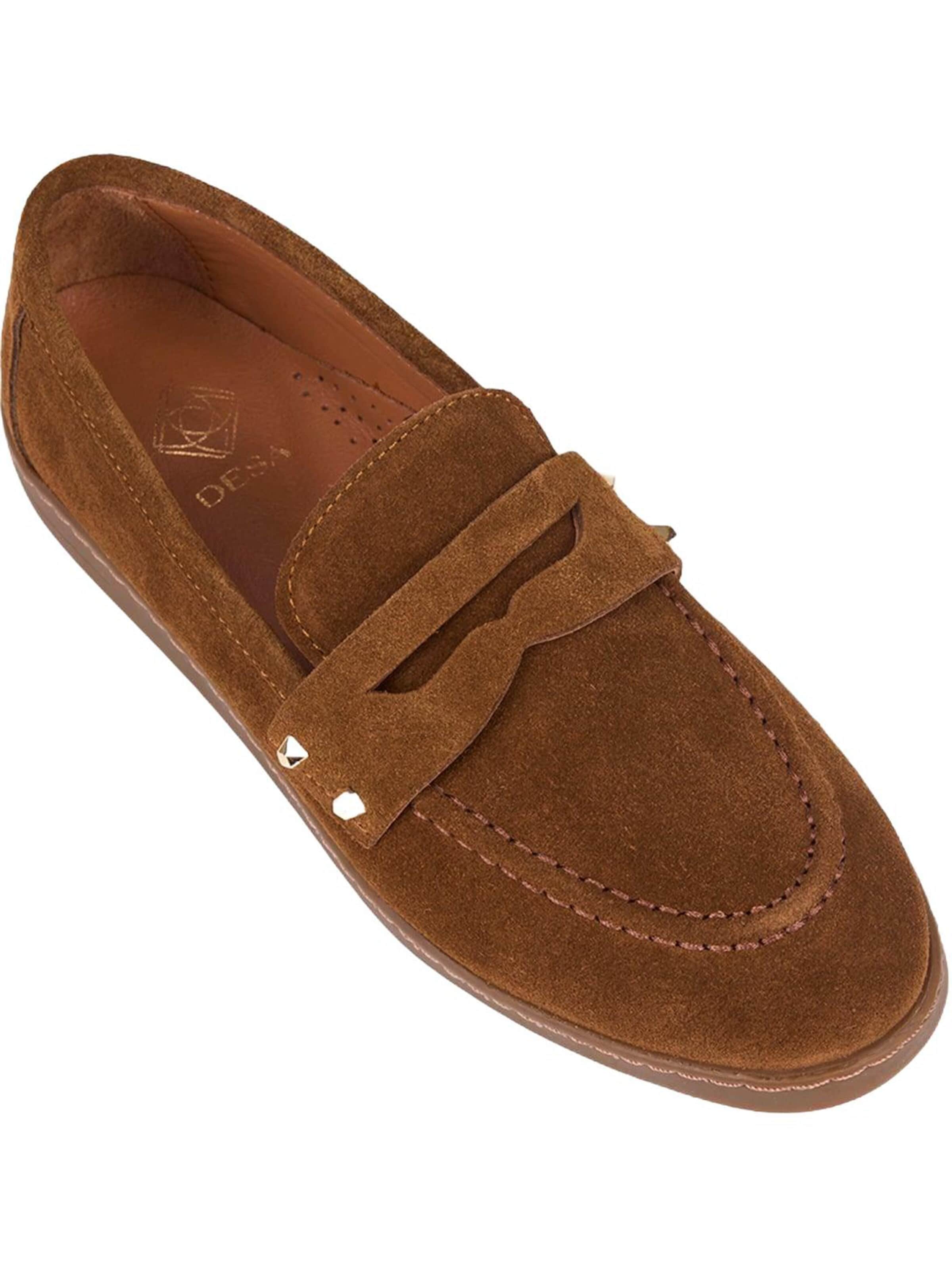 Desa - Mocasines 'Loafer' en marrón