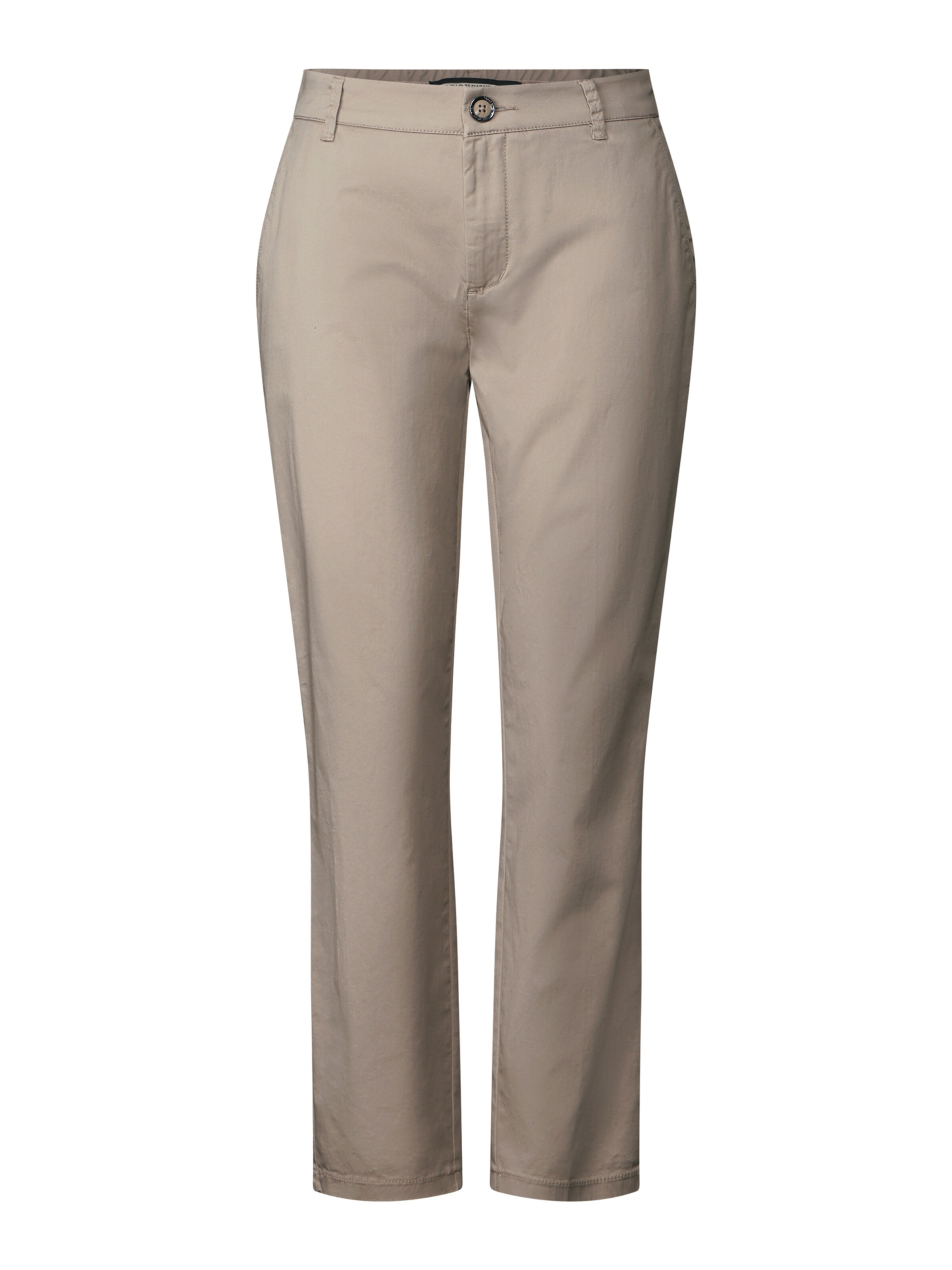 STREET ONE Regularen Hlače na rob | siva barva: sprednja stran