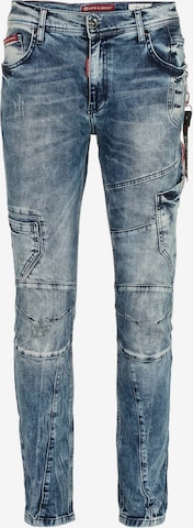 CIPO & BAXX Regular Jeans in Blauw: voorkant