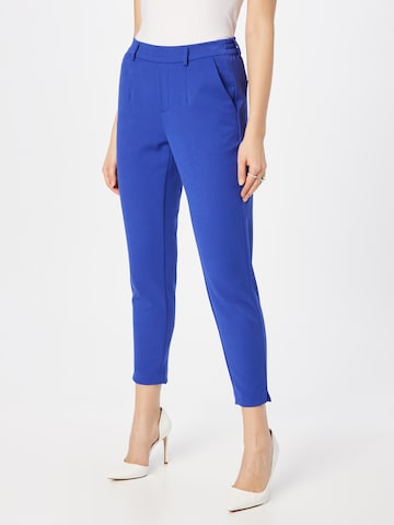 OBJECT Slimfit Kalhoty 'Lisa' – modrá: přední strana