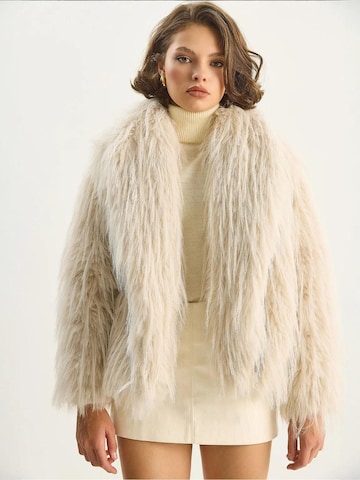 Bianco Lucci Tussenmantel in Beige: voorkant