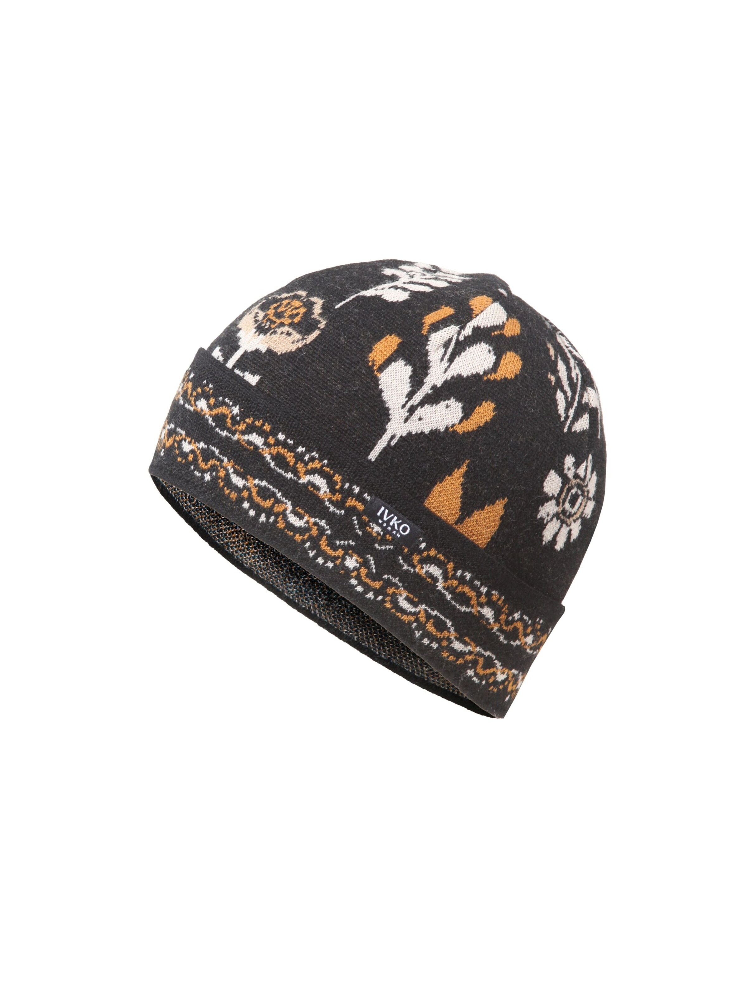 IVKO Woman Beanie in Black: front