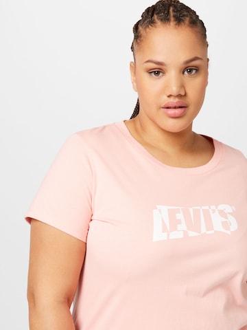 Levi's® Plus T-shirt 'The Perfect Tee' i rosa