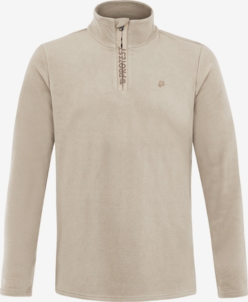 PROTEST Athletic Sweatshirt 'PRTReperfecto' in Brown: front