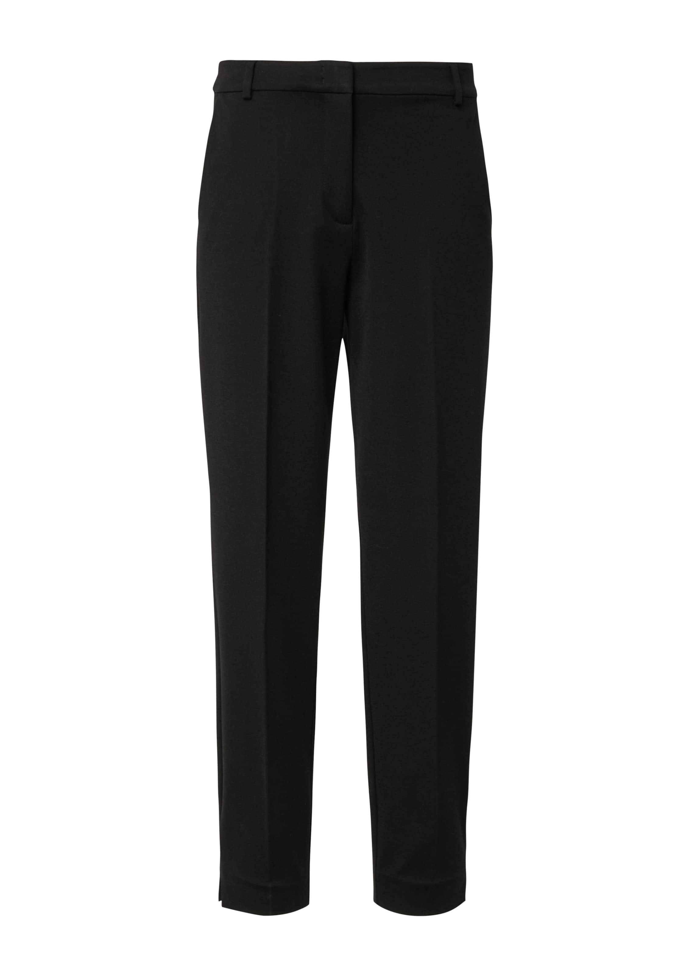 COMMA Regular Pants in Black: front