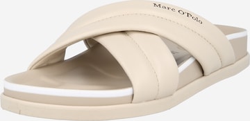 Marc O'Polo Pantolette 'Livia' i beige: framsida