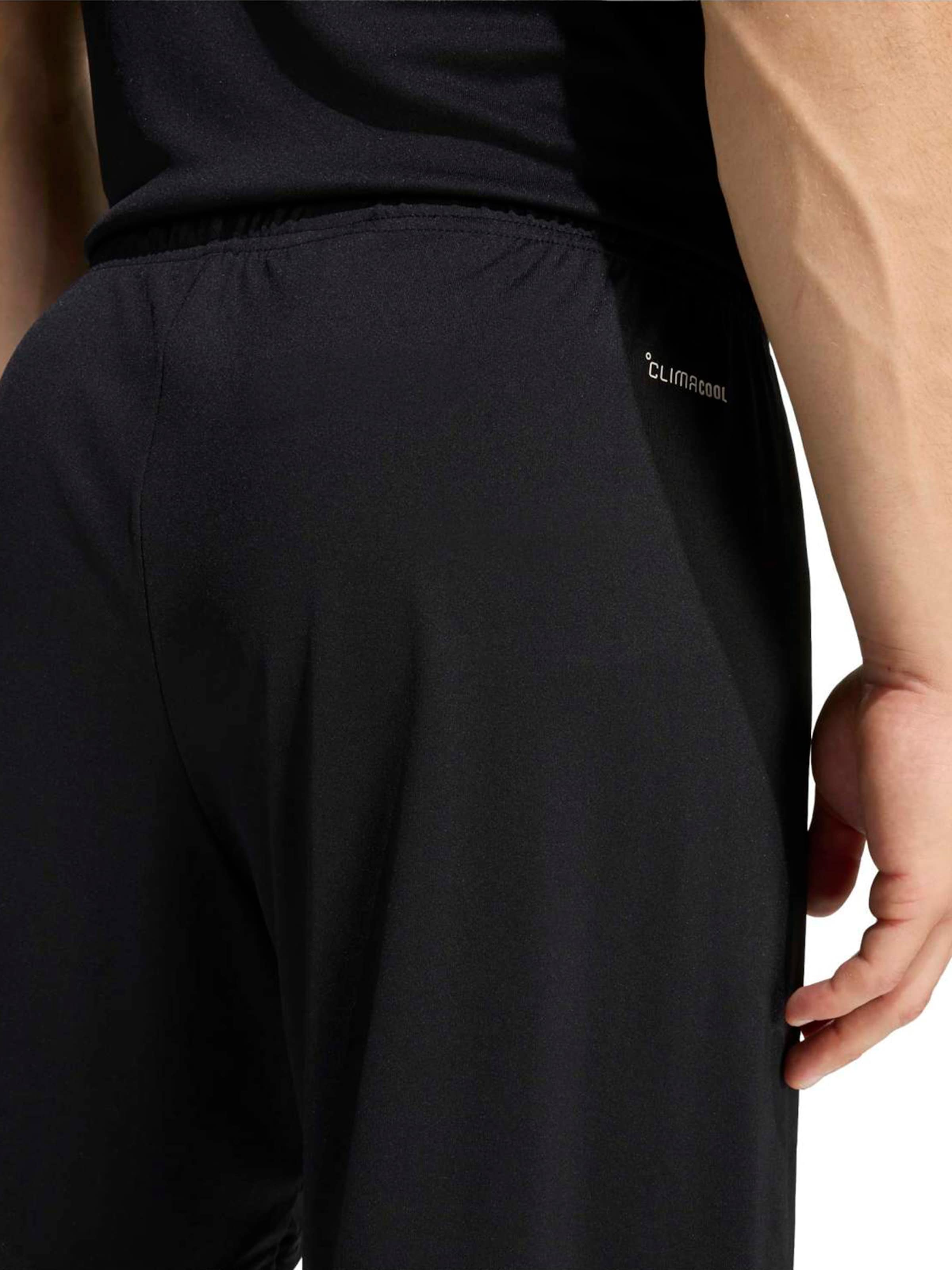 juoda ADIDAS PERFORMANCE Standartinis Sportinės kelnės 'ENT26'