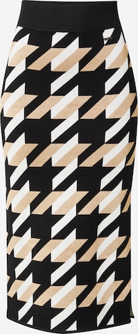 Jupe 'Furelia' BOSS en noir : devant