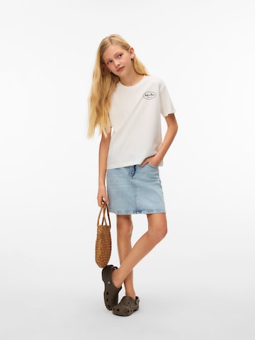 Vero Moda Girl Тениска 'VMZANDRA CATY' в бяло