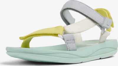 CAMPER Sandale 'Match' in gelb / grau / mint / weiß, Produktansicht