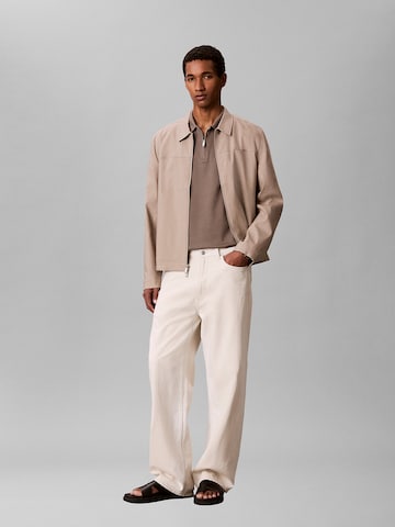 T-Shirt Calvin Klein en marron